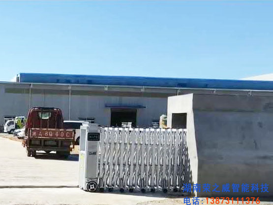 益陽博匯科技有限公司電動(dòng)門順利完工